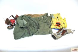 A mixed lot including U.S.A. post war uniform item