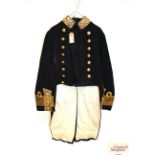 A Royal Navy "Full Dress" coat with Vice-Admiral i