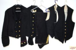 Four items of vintage Naval uniform AF
