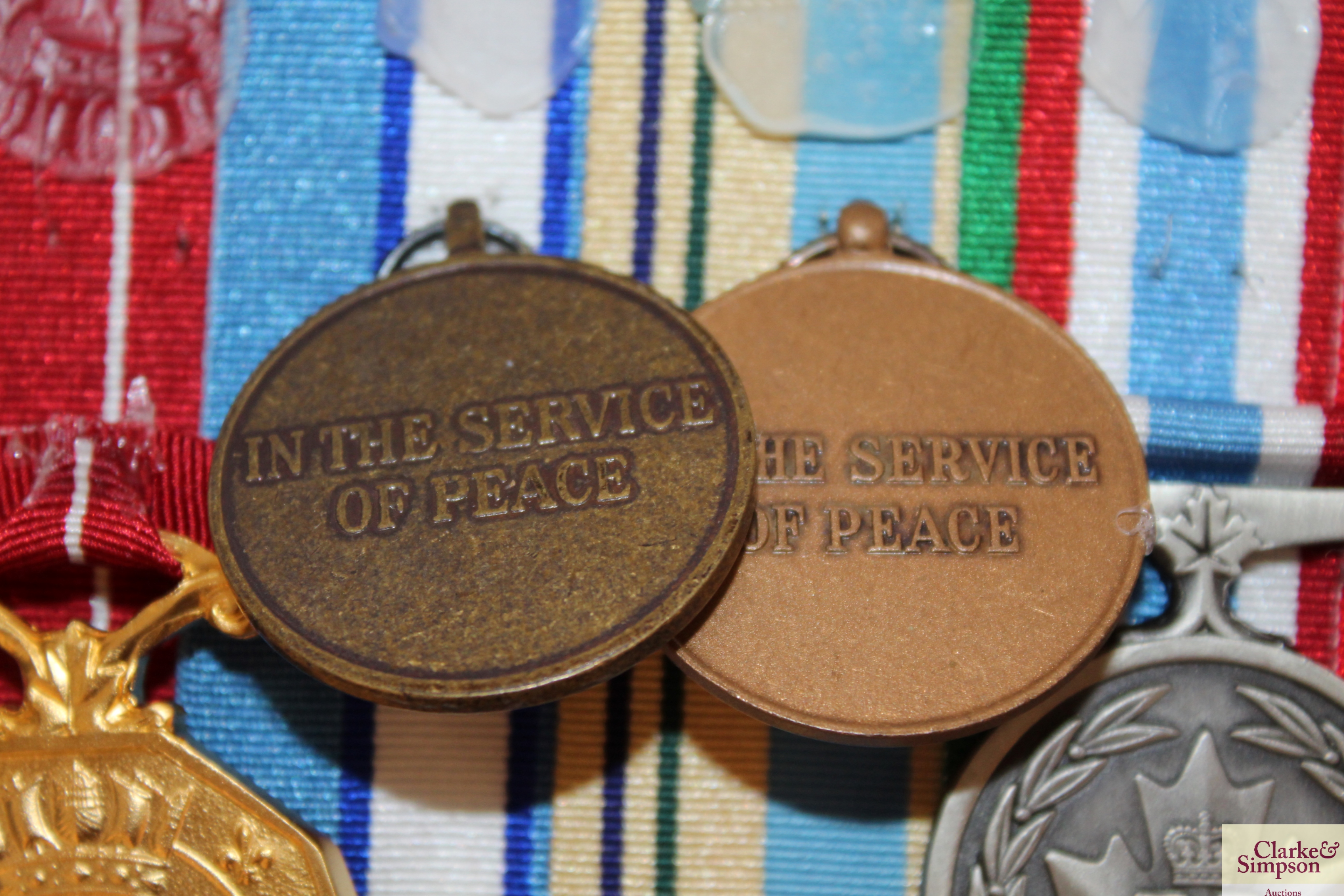 A WWII Canadian army medal group of six to S/Sgt. - Image 6 of 7