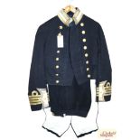 An early 19th Century Royal Navy dress coat with t
