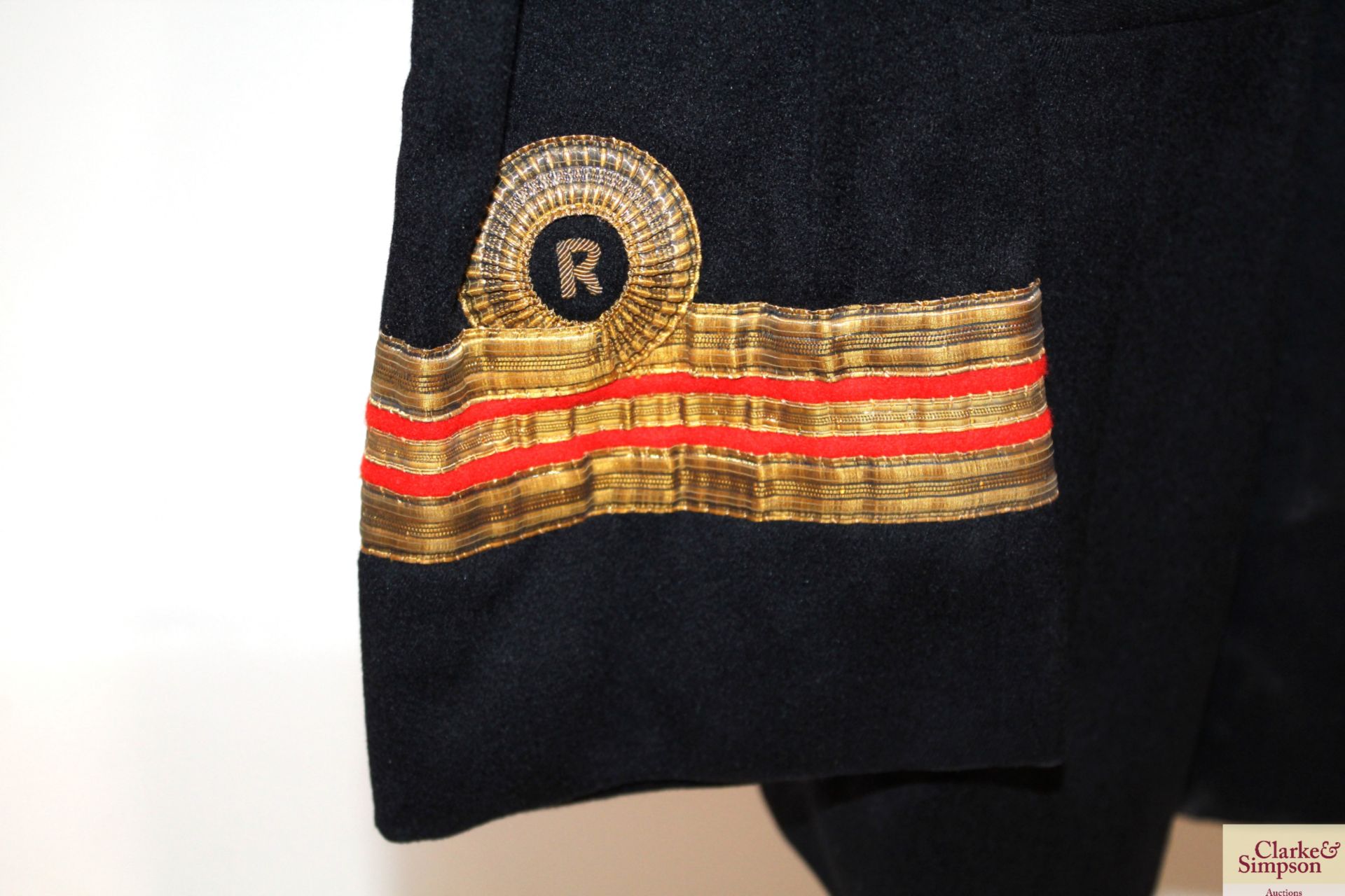 A Royal Naval dress jacket, label to W.L. Cordeaux - Image 5 of 6