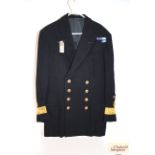 A Royal Navy dress jacket, labelled to J.M. Worthi