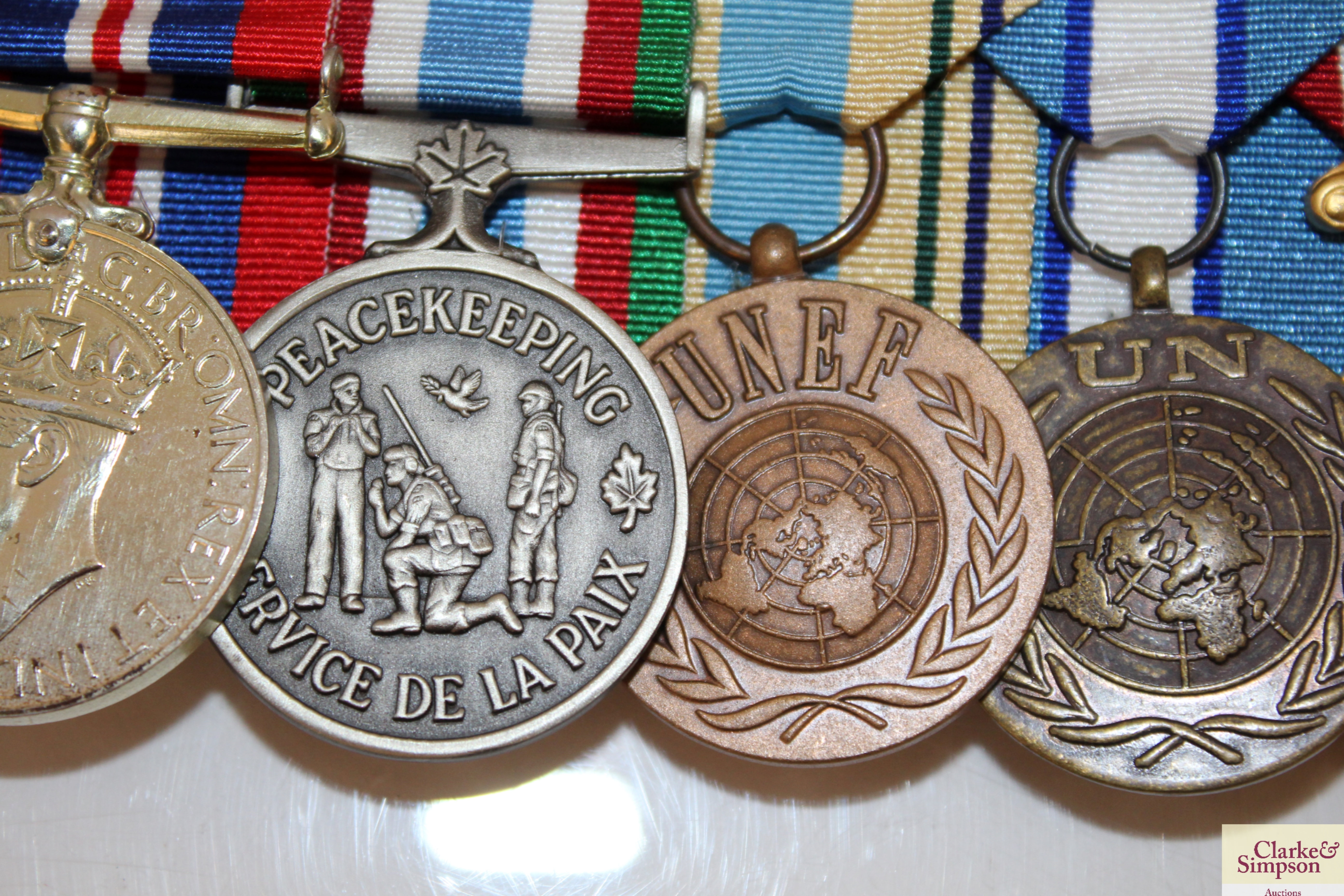 A WWII Canadian army medal group of six to S/Sgt. - Image 3 of 7