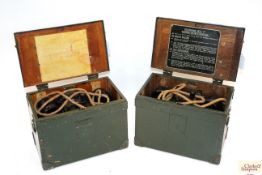 A pair of military telephones (Set F)