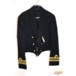 A Royal Navy "Mess Dress" jacket with Lieutenant C