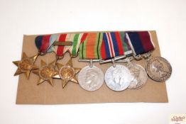 An R.A.F> group of seven medals to 108007 Sgt. R.