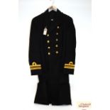 A Royal Navy "Frock" coat with Lieutenant Commande
