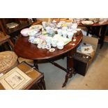 A Victorian mahogany Sutherland tea table