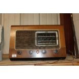 A walnut cased Ekco vintage radio
