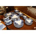 A quantity of Venice pattern dinnerware