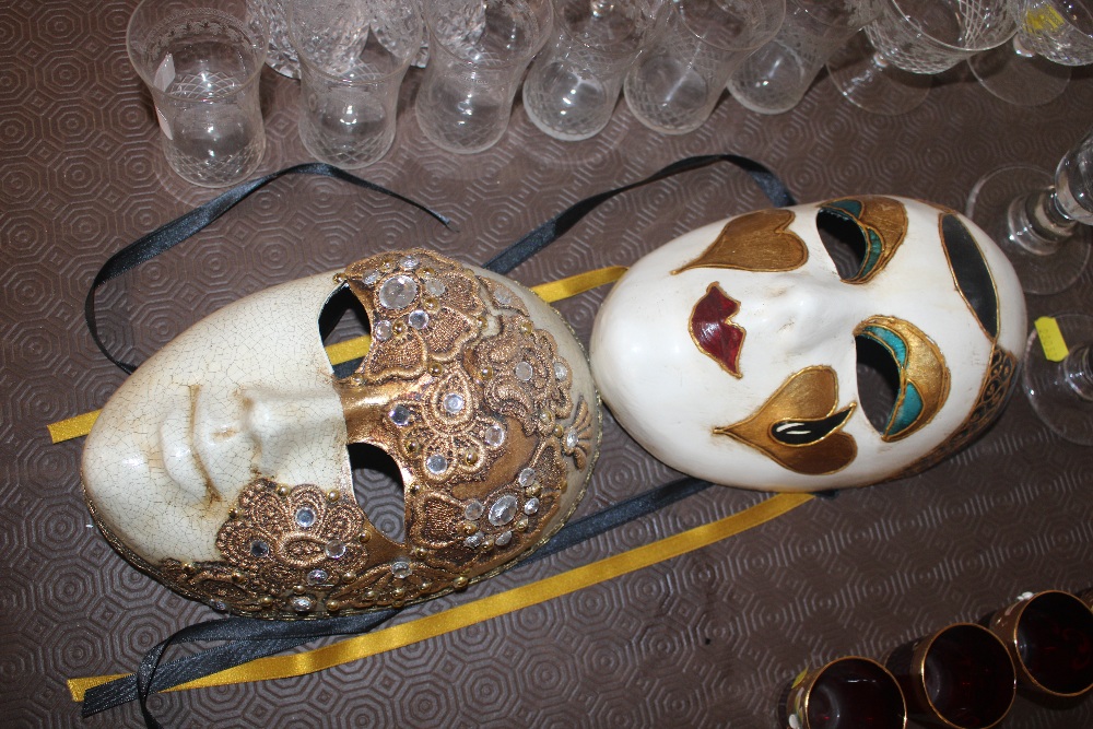 A pair of decorative ball masks - Image 2 of 4