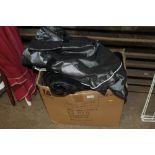A pair of leather motorcycle boots, size 39 leathe