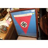 A German WWII framed pendant