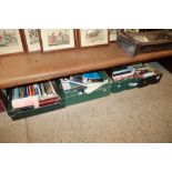 Four boxes of various books