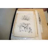 An interesting folio of lithographs by James Stewa