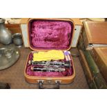 A Corton clarinet in fitted case