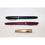 A Waterman Champion 501 fountain pen; and one other Waterman fountain pen, both having 14ct gold