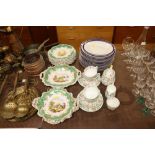 A quantity of dessert plates and dishes, Minton "H