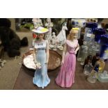 Two Lucerne Collection porcelain ladies