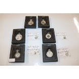 Six Heritage Collection pocket watches