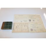 A German WWII small photo album with a selection o