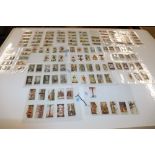 A quantity of cigarette cards