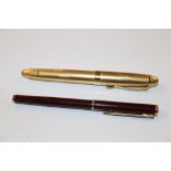 A Waterman fountain pen with 18ct gold nib together
