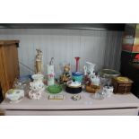 A quantity of various china and glassware to inclu