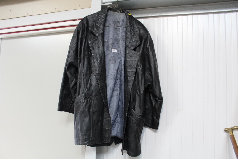 A gents leather coat