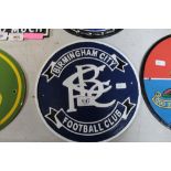 A reproduction cast iron Birmingham City FC