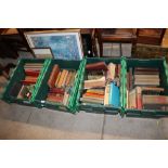Four crates of miscellaous books to include some a