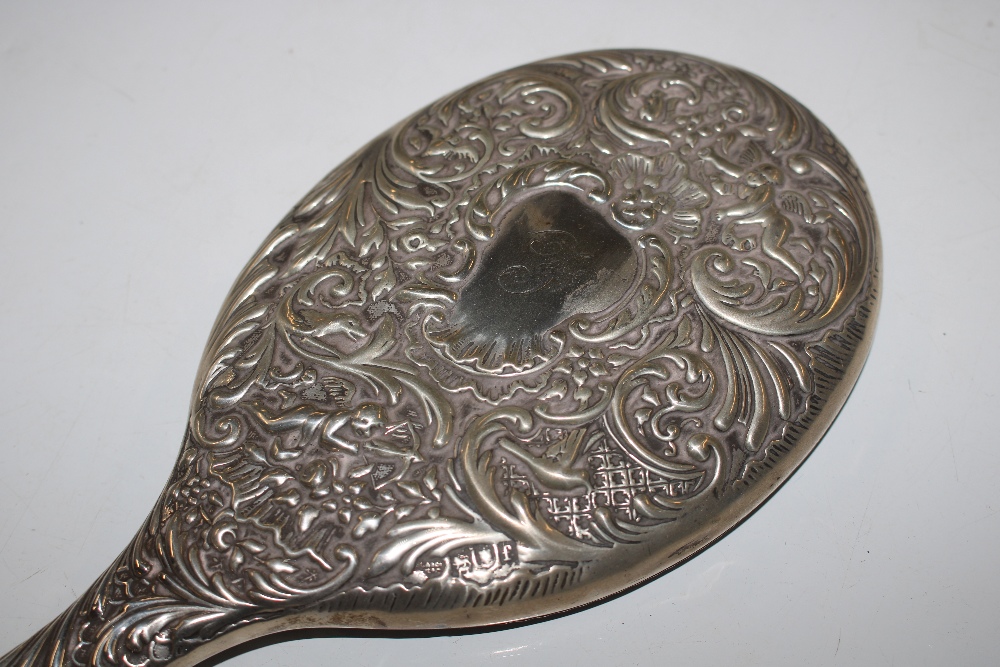 A silver back dressing table hand mirror, brush, c - Image 10 of 12