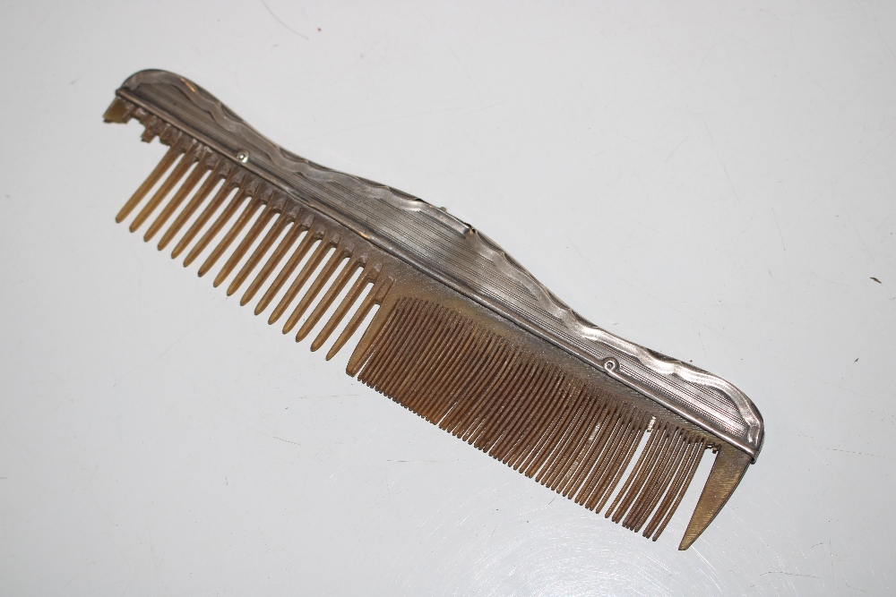 A silver back dressing table hand mirror, brush, c - Image 6 of 12