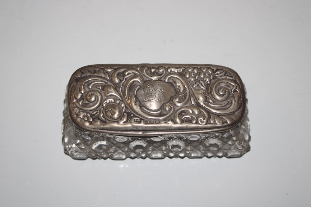 A silver back dressing table hand mirror, brush, c - Image 2 of 12