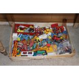 A quantity of various play worn diecast toys