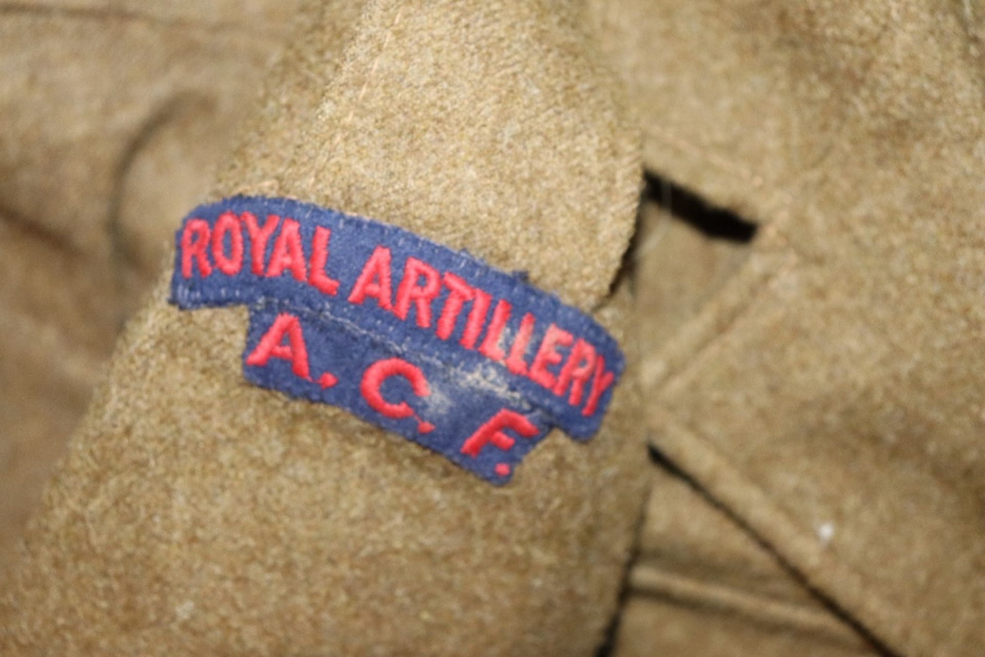 A Royal Artillery battle dress blouse, and other a - Image 2 of 6