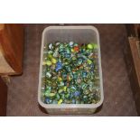 A collection of various marbles, approx. 230