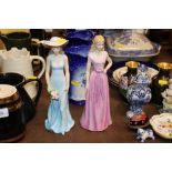 Two Lucerne collection of porcelain ladies