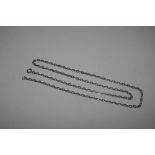 A vintage 24" silver belcher link type chain, appr