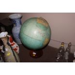 A world globe on stand