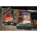 Two boxes of miscellaneous books including Second