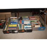 Three boxes of miscellaneous books