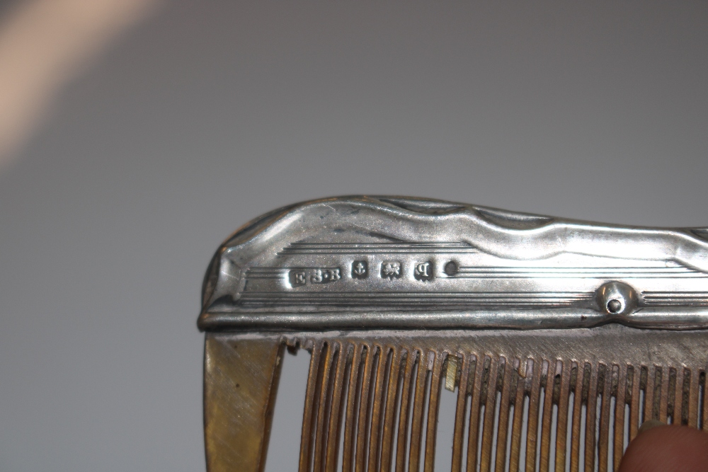 A silver back dressing table hand mirror, brush, c - Image 7 of 12