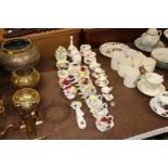 A quantity of various Doulton and other floral enc