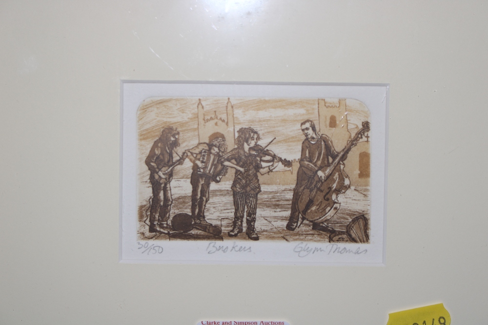 Glynn Thomas, pencil signed limited edition etchin - Image 2 of 2