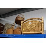 A collection of basket ware