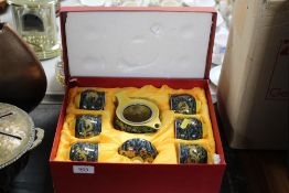 A boxed Oriental tea set