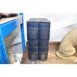 Two volumes 'Shorter Oxford English Dictionary'