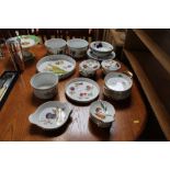 A collection of Royal Worcester oven to table ware